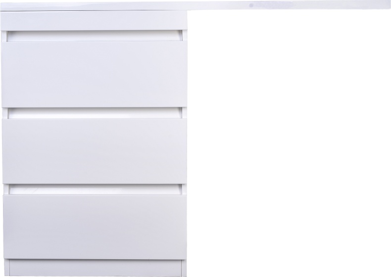 Тумба для комплекта Style Line Даллас 120 Люкс PLUS, напольная, 3 ящика СС-00002272 - 2