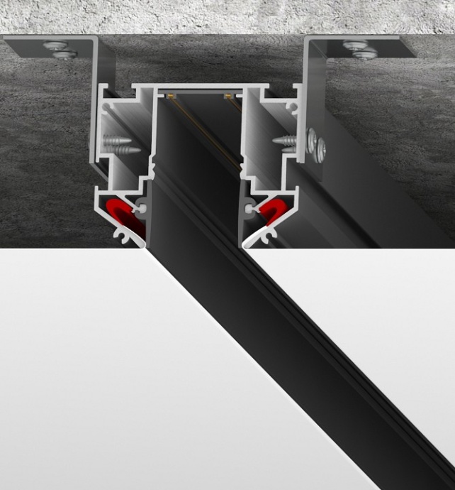 Трек встраиваемый Denkirs Slant TR2022-BK - 1
