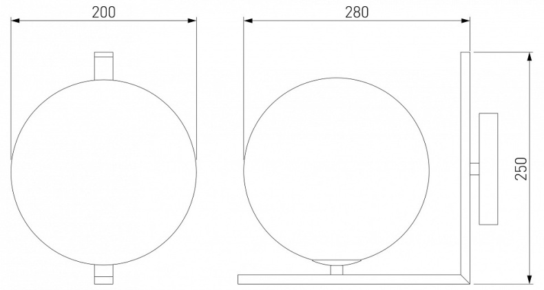 Бра Eurosvet Shape 70131/1 латунь - 3