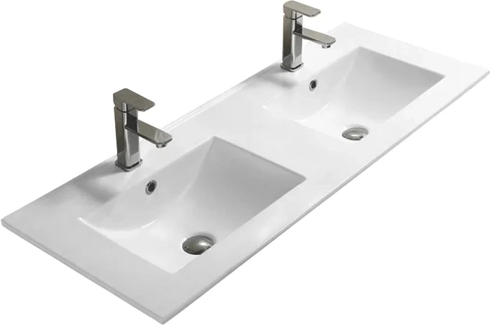 Раковина мебельная Sanvit 120 двойная белый r9122d - 0