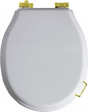 Крышка-сиденье Simas Lante LA003 белая, петли золото LA003 oro - 0