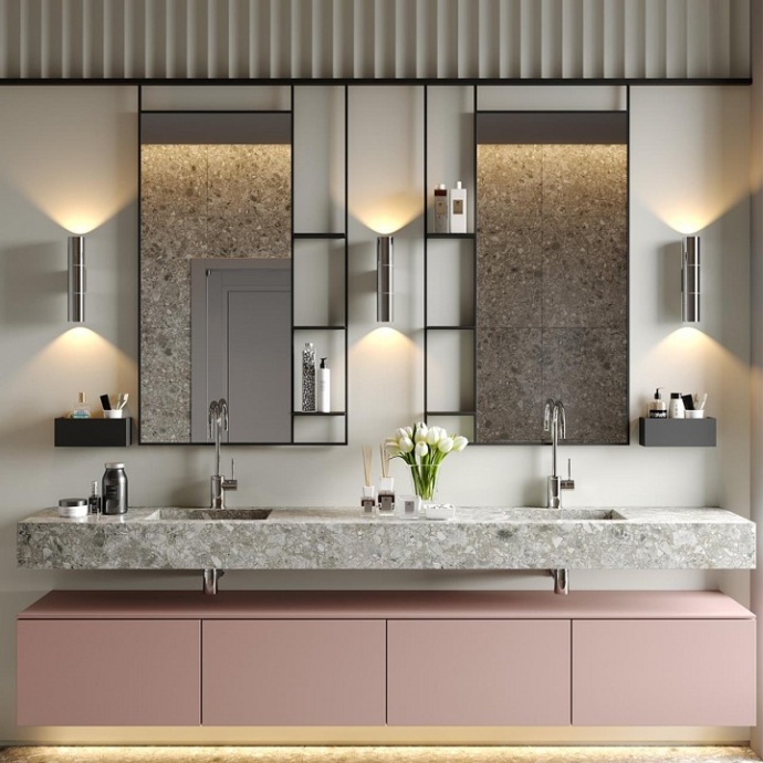 Настенный светильник Odeon Light Hightech Bazel 4281/2WA - 2