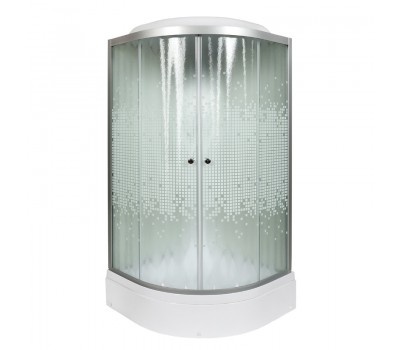 Душевая кабина Deto 80х80 хром  L780 - 1