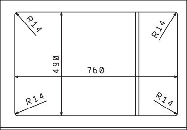 Мойка кухонная Florentina Липси 780К черный 20.250.D0780.102 - 3