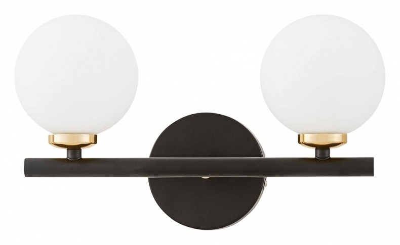 Бра LUMINA DECO Marsiada LDW 6033-2 BK+F.GD - 2