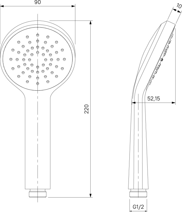 Душевая стойка Milardo Simp SIMSB1FM89 - 5