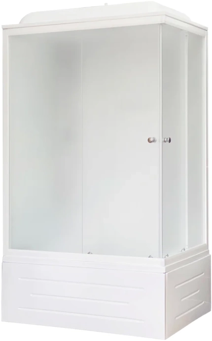 Душевая кабина Royal Bath 120x80 L стекло матовое профиль белый RB8120BP5-WC-L - 0