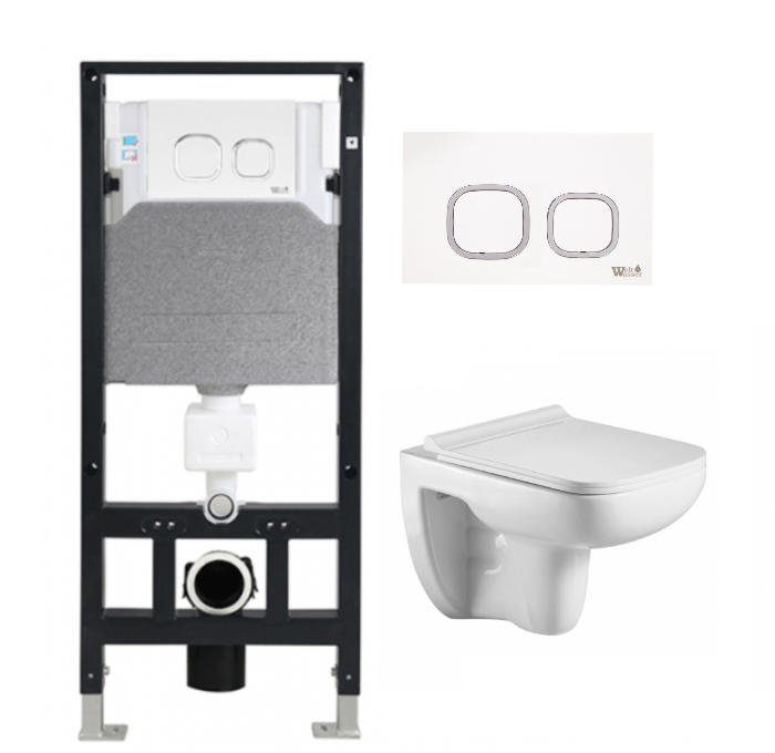 Комплект Weltwasser AMBERG 506 + KEHLBACH 004 GL-WT + AMBERG RD-WT  10000006806 - 0