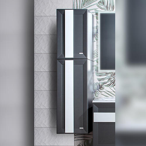 Шкаф-пенал Бриклаер Берлин 40 оникс серый  4627125416163 - 2