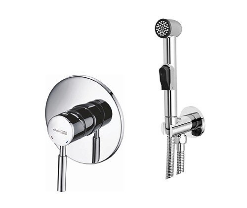 A04157 Встраиваемый комплект для биде  со шлангом 120 см - 0