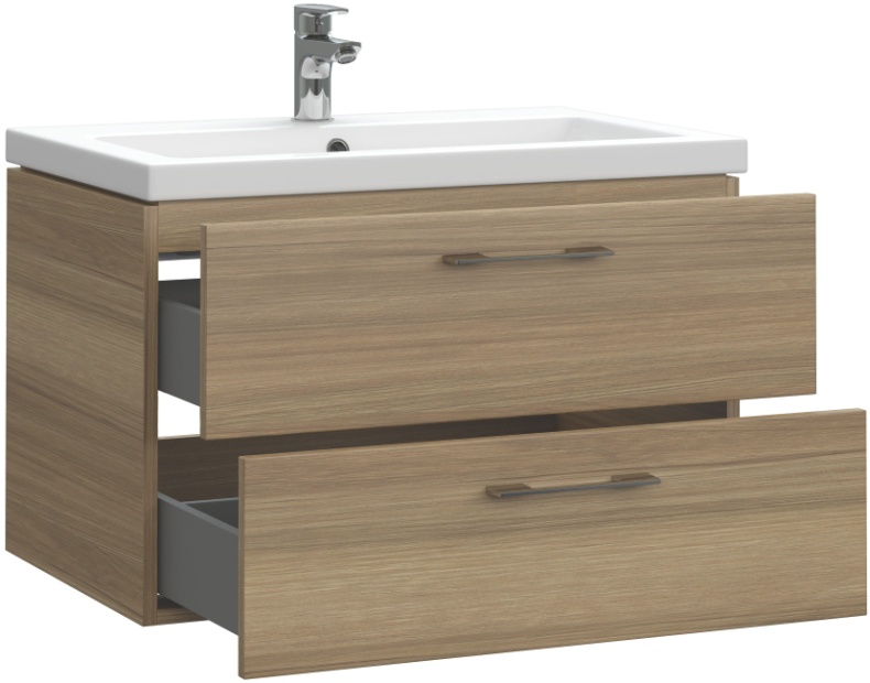 Тумба для комплекта Cersanit Lara 80 орех 63416 - 4