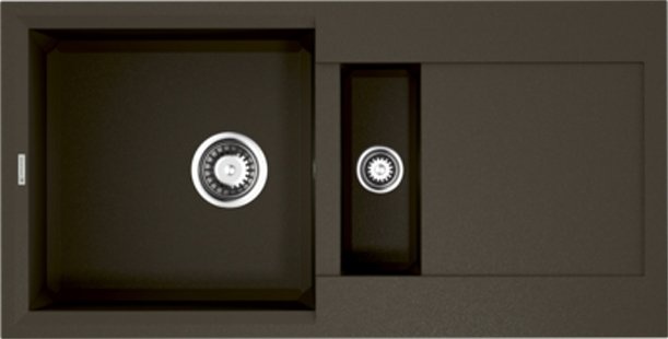 Мойка кухонная Omoikiri Sakaime 86-2-DC темный шоколад 4993201 - 0