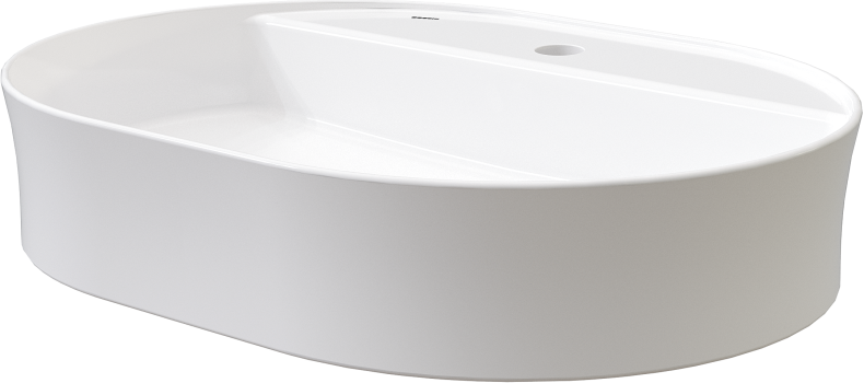 Мебель для ванной STWORKI Берген 80 серая с темной столешницей, раковина Bocchi Slim Line 1600-001-0126 белая 568199 - 6