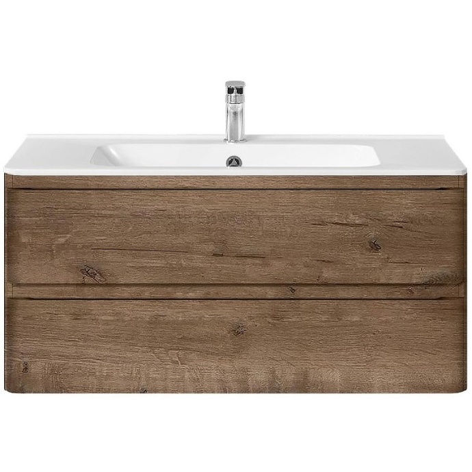 Тумба под раковину Vincea Vico 100 светлое дерево VMC-2V100VO - 0