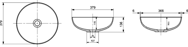 Мебель для ванной STWORKI Берген 122 серая 566066 - 7