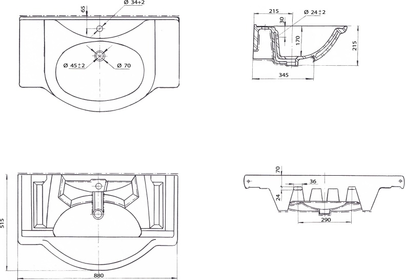 Мебель для ванной Bellezza Дрея 85 - 5
