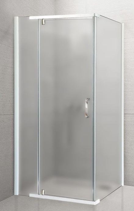Душевой уголок Royal Bath HPVD 80х80 профиль белый стекло матовое RB80HPVD-C - 0