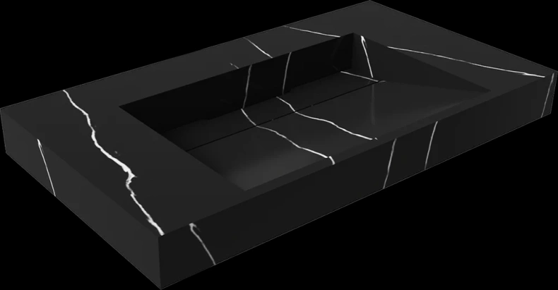 Раковина - столешница Art Flat 80 черный 859-080-NM - 0