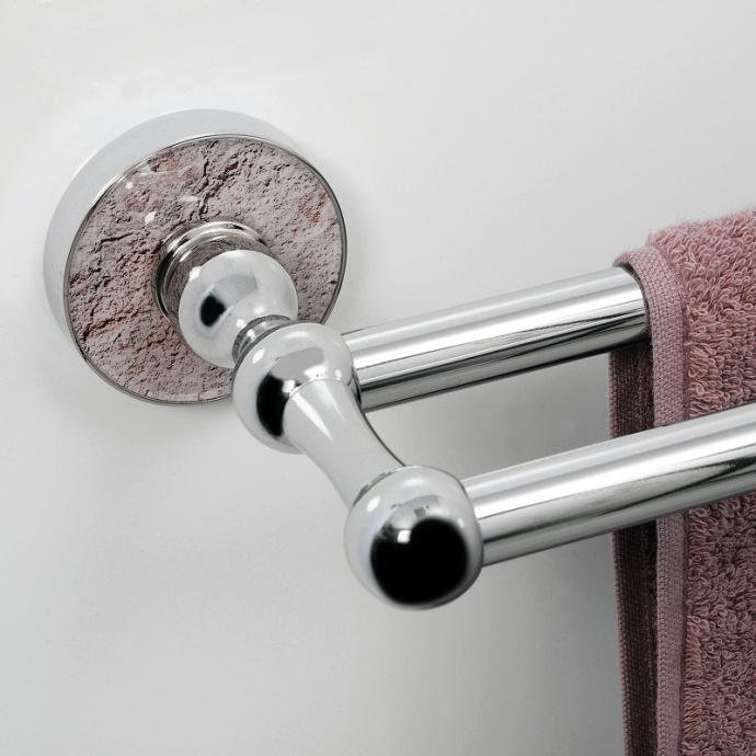 Полотенцедержатель двойной WasserKraft Nau хром K-7740 - 2