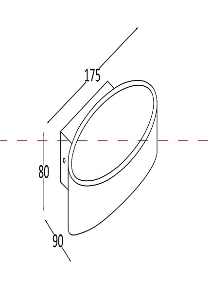 Настенный светодиодный светильник Maytoni Trame C806WL-L5W - 3