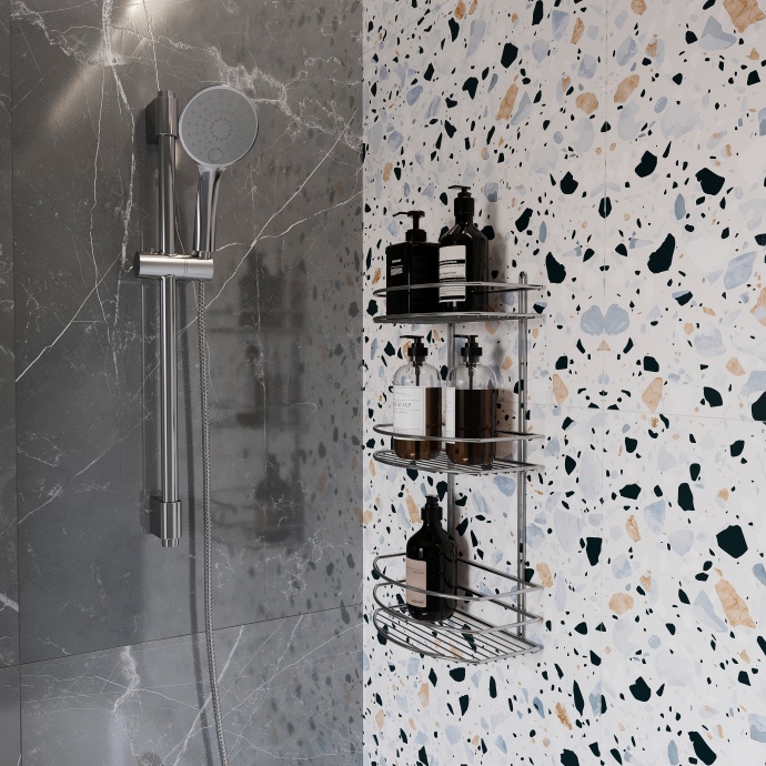 Полка DIWO Смоленск П16097 хром - 4