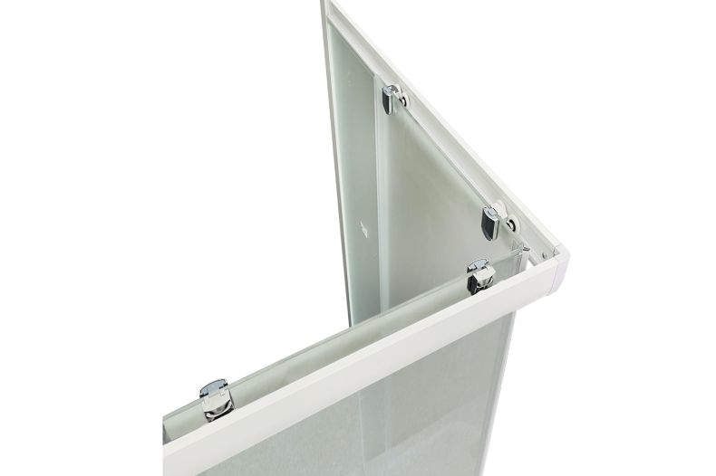 Душевой уголок Royal Bath HPD 110x90 профиль белый стекло матовое RB9110HPD-C - 2