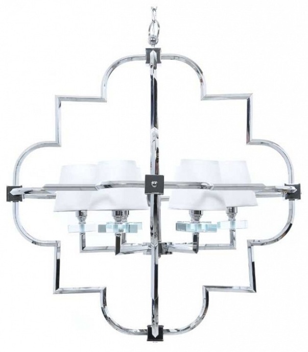 Подвесная люстра LUMINA DECO Baltimore LDP 8020-6 CHR+WT - 0