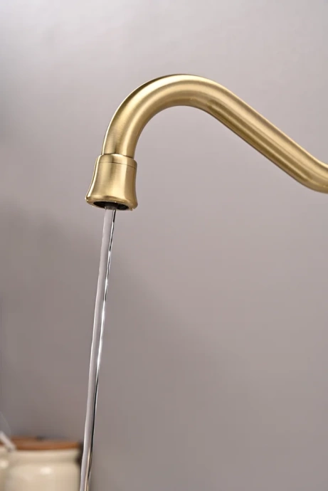 Смеситель для кухни Paulmark Retro бронза Re213226-BR - 10