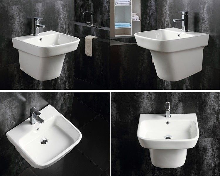 Раковина подвесная CeramaLux NB 50.5 см белый  NB164 - 2