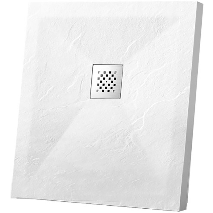 Поддон для душа Vincea 80х80 белый матовый VST-4SR8080W - 0