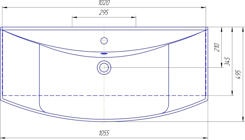Мебель для ванной Aqwella Allegro 105 с 2 ящиками - 8