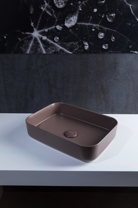 Раковина Allen Brau Fantasy Quad 50x36, коричневая 4.11021.TP - 5