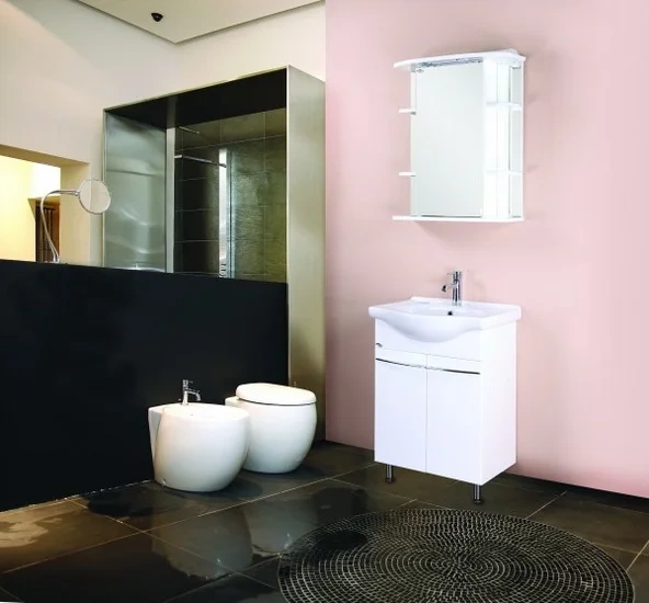 Зеркало-шкаф Onika Глория 65 L с подсветкой, белый  206506 - 1