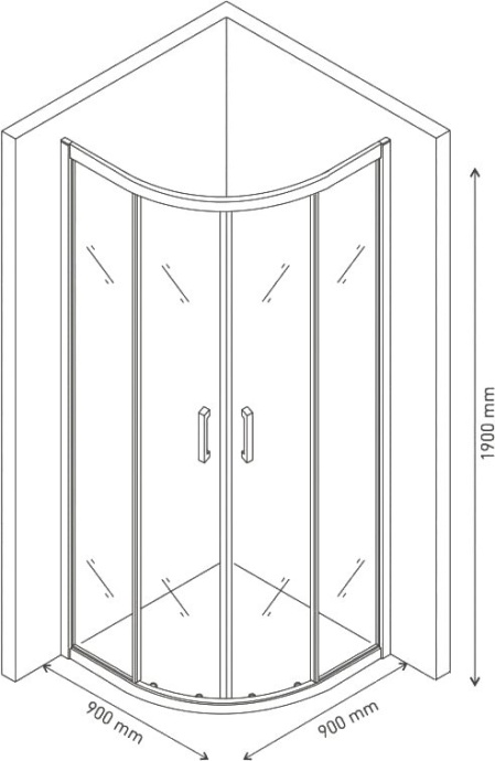 Душевой уголок Berges Wasserhaus Solo 061108 - 2