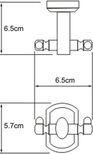 Крючок Wasserkraft Oder K-3023D двойной - 3
