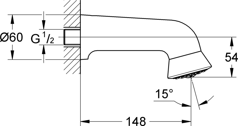 Верхний душ Grohe Relexa Plus 28948000 - 1