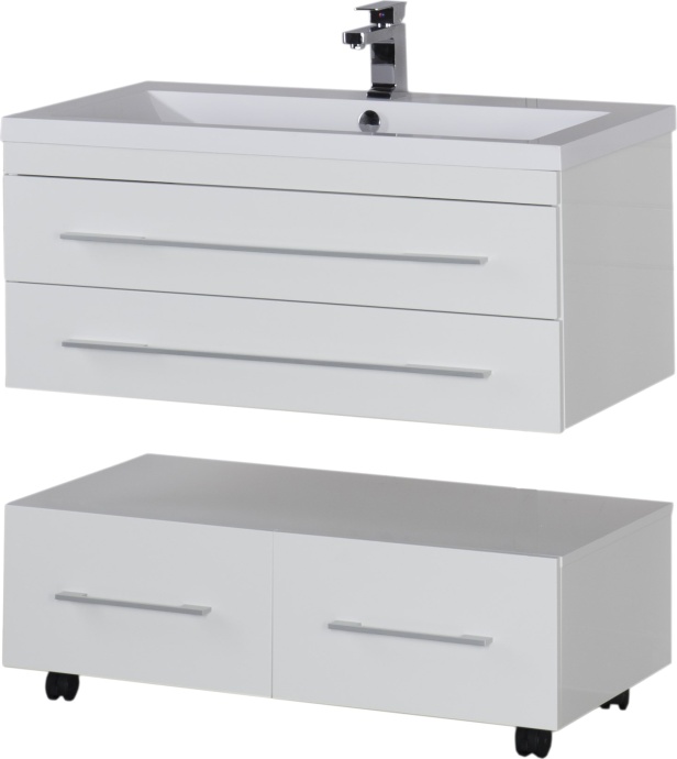 Мебель для ванной Aquanet Нота 100 белая 171496 - 10