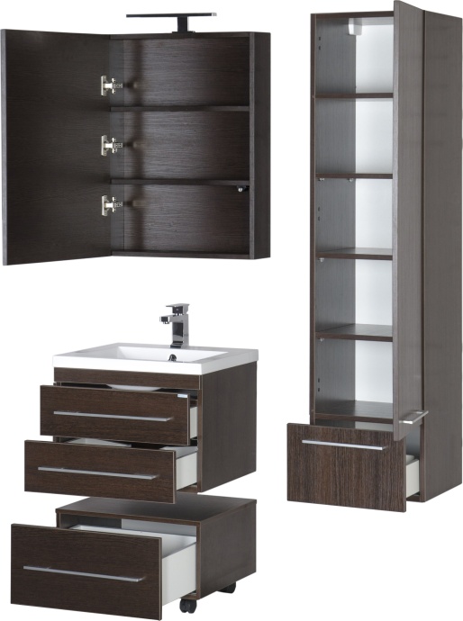 Тумба для комплекта Aquanet Нота 58 венге 00171484 - 19