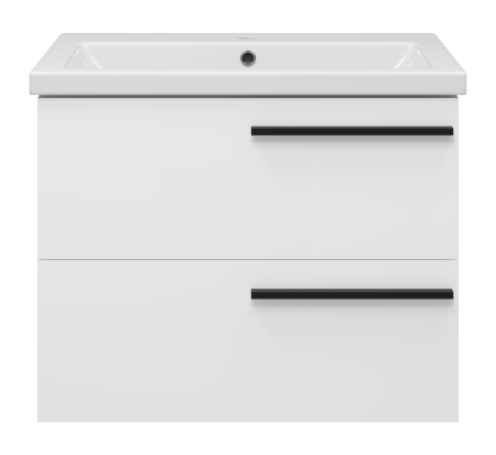 Тумба под раковину Misty Ненси 70 белая матовая П-Нен-09070-012Я - 1
