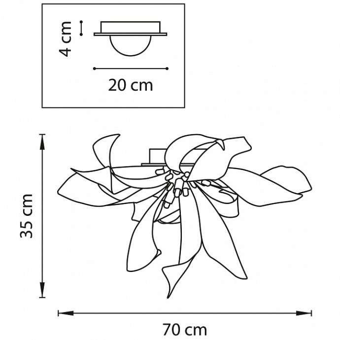Потолочная люстра Lightstar Turbio 754167 - 1