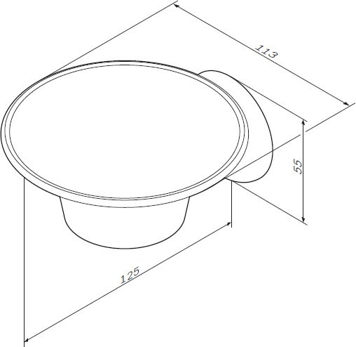 Мыльница AM.PM Like A8034200 - 7