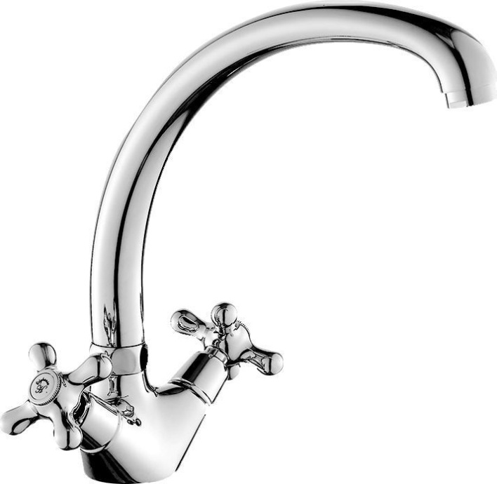 Смеситель для кухонной мойки Elghansa Retro хром  5902754 - 0