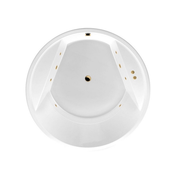 Ванна акриловая Excellent Great Arc Soft 160 с гидромассажем белый - золото WAEX.GRE16.SOFT.GL - 0