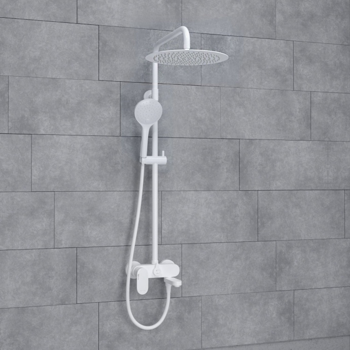 Душевая система WasserKraft 30 белый матовый A185.161.155.WM - 1