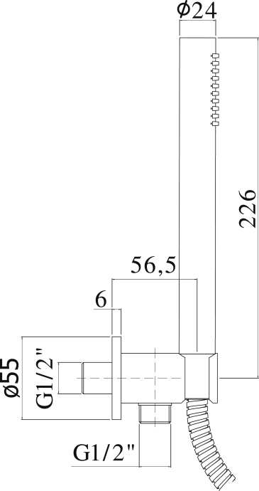 Душевой гарнитур Paffoni Master ZDUP094ST хром - 1
