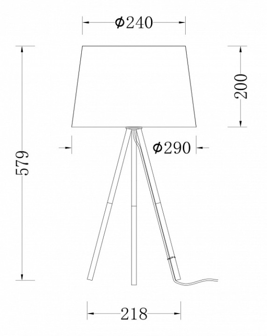 Настольная лампа Freya Sandy FR5118TL-01BS - 2