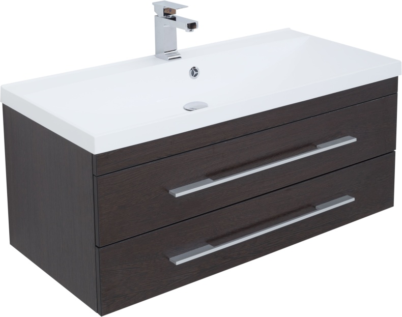 Тумба с раковиной Aquanet Нота 100 венге - 8