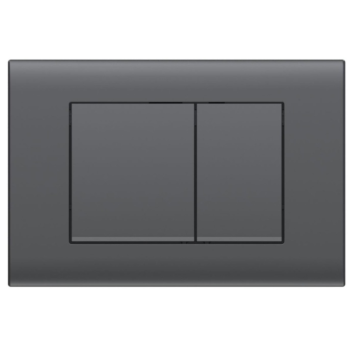 Кнопка смыва Vincea вороненая сталь VFP-001GM - 0