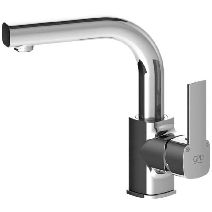 Смеситель для раковины GPD Pedra хром MTL160 - 0