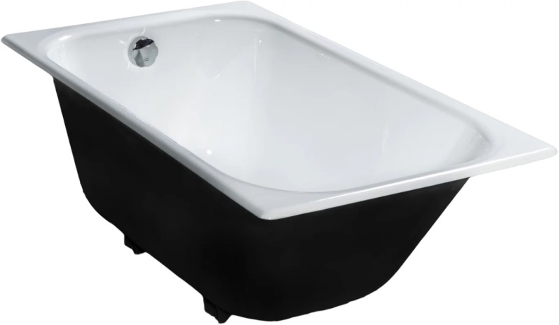 Чугунная ванна Универсал Каприз 120x70 см, пристенная, на ножках 4607152360011 - 1